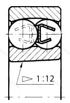 Модификация подшипника 111209Е размер 45x85x19