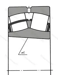 Подшипник  24140K (4153740) размер 200x340x140