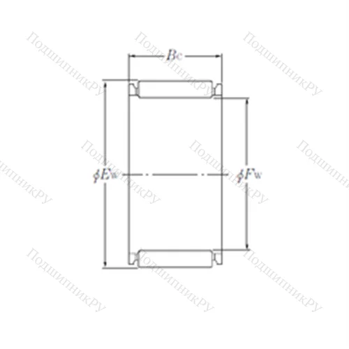 Подшипник игольчатый радиальный KMJ 16?22?13