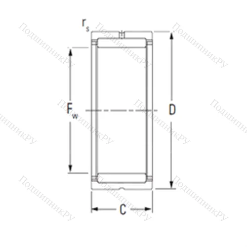 Подшипник игольчатый радиальный NK 29/30 от производителя  KOYO