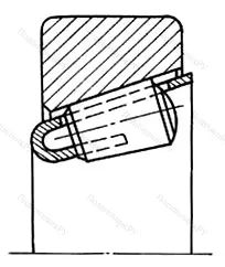 Модификация подшипника 977907К1 размер 33,02x49,221x12,4