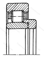 Подшипник N 313/P 6 размер 65x140x33 от производителя  SKF Подшипник N 313/P 6 размер 65x140x33 от производителя  SKF