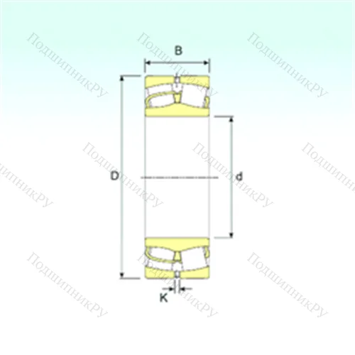Подшипник роликовый радиальный самоцентрирующийся 22314 VA