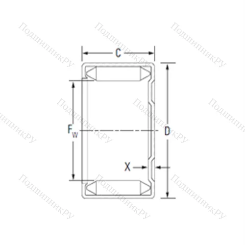 Подшипник игольчатый радиальный MH 13101