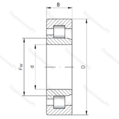 Подшипник роликовый радиальный NJ 28/900 от производителя  CX Подшипник роликовый радиальный NJ 28/900 от производителя  CX
