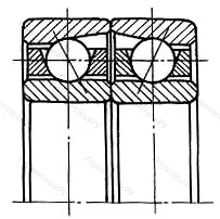 Подшипник  366406 размер 30x90x46
