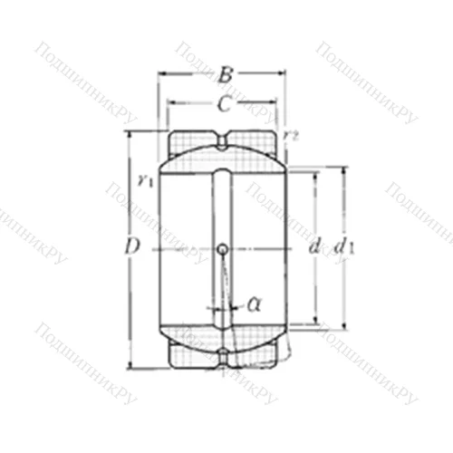 Подшипник скольжения сферический SA 4-150