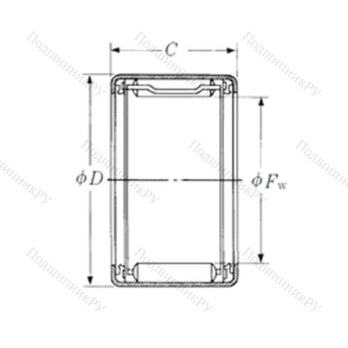 Подшипник игольчатый радиальный FJLTT-5031 от производителя  NSK Подшипник игольчатый радиальный FJLTT-5031 от производителя  NSK