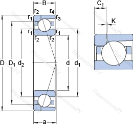 Подшипник 7032 CD/HCP 4AH 1 в Воронеже