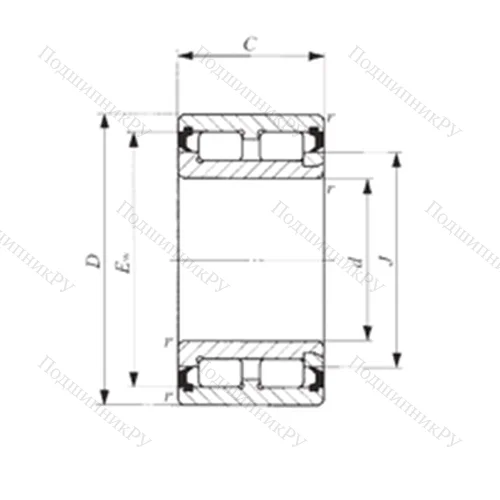 Подшипник роликовый радиальный
