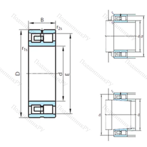 Подшипник роликовый радиальный NN 3944MB