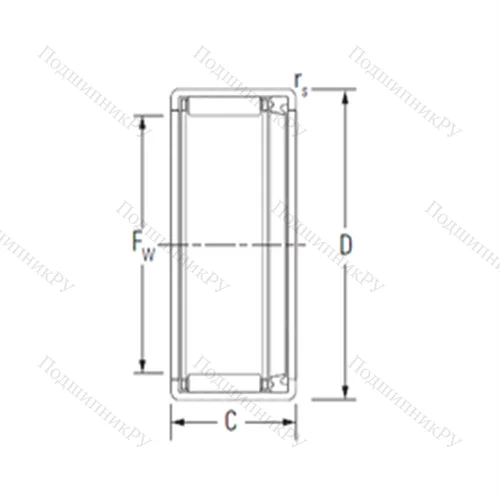 Подшипник игольчатый радиальный HK 2218RS