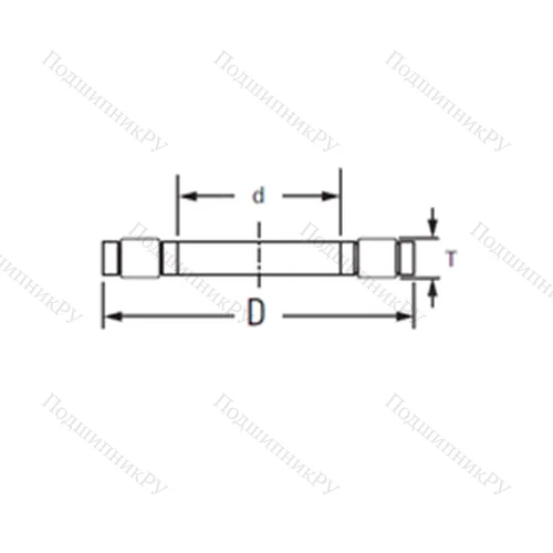 Подшипник роликовый упорный K.81118LPB от производителя  TIMKEN