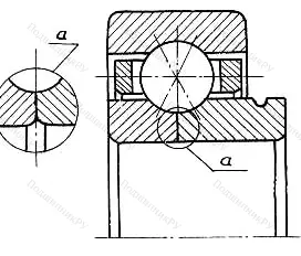 Модификация подшипника 85-1126944Р2 размер 220x300x44 от производителя  ГПЗ-4 Модификация подшипника 85-1126944Р2 размер 220x300x44 от производителя  ГПЗ-4