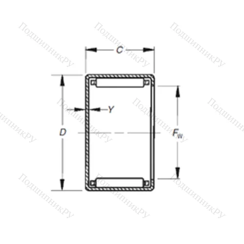 Подшипник игольчатый радиальный MJH-11101