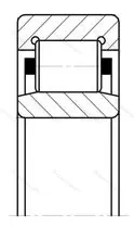 Подшипник  32216 (NU 216) размер 80x140x26 от производителя  SKF