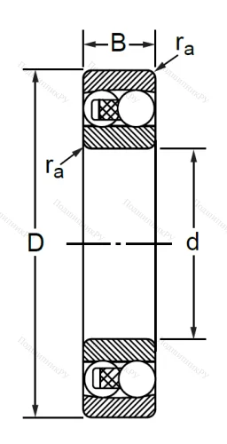 Двухрядный шариковый подшипник 1612 (2312) в Воронеже Двухрядный шариковый подшипник 1612 (2312) в Воронеже