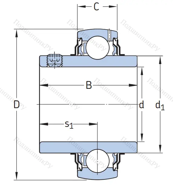 Корпусный подшипник YAR 206-104-2F 4L1PW7JKLE в Воронеже