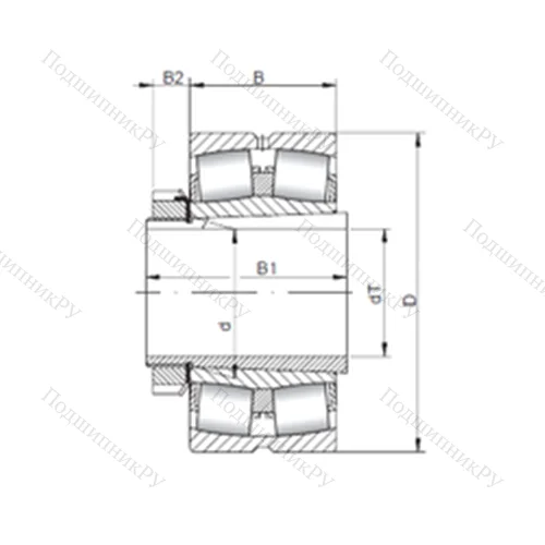 Подшипник роликовый радиальный самоцентрирующийся 22310 KCW 33+H 2310 от производителя  CX Подшипник роликовый радиальный самоцентрирующийся 22310 KCW 33+H 2310 от производителя  CX