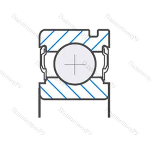 Подшипник шариковый радиальный B 8-85 от производителя  NSK Подшипник шариковый радиальный B 8-85 от производителя  NSK