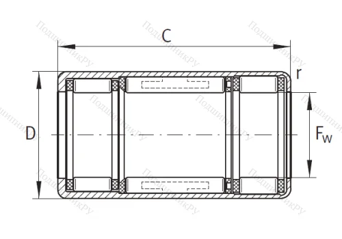 Подшипник обгонной муфты обгонная муфта HFL 2530 L 564 в Воронеже