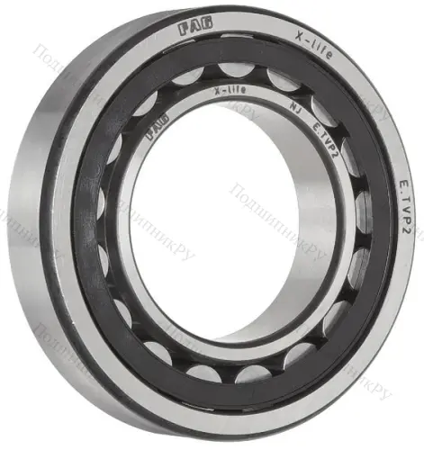 Роликовый цилиндрический подшипник NJ 2208 E XL TVP 2