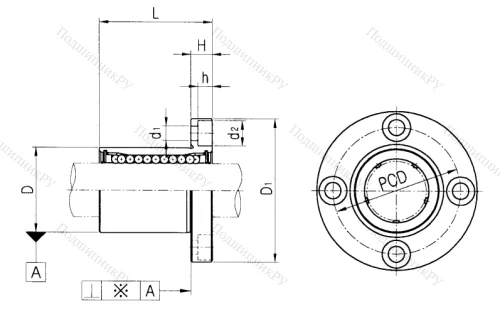 Подшипник LMF 10 UU в Воронеже