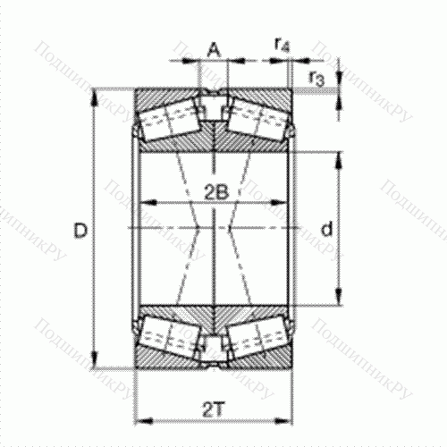 Подшипник роликовый конический 32020-X-XL-P 5-DF-A 190-220 от производителя  FAG Подшипник роликовый конический 32020-X-XL-P 5-DF-A 190-220 от производителя  FAG