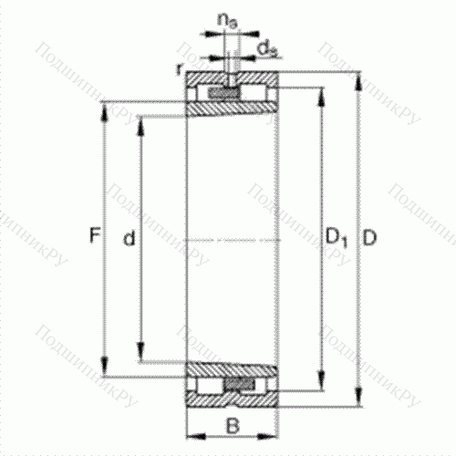 Подшипник роликовый радиальный NNU 4921-S-K-M-SP от производителя  FAG Подшипник роликовый радиальный NNU 4921-S-K-M-SP от производителя  FAG