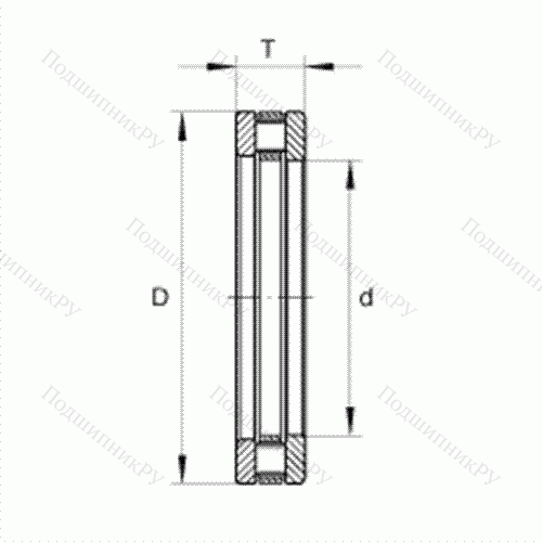 Подшипник роликовый упорный RT 602