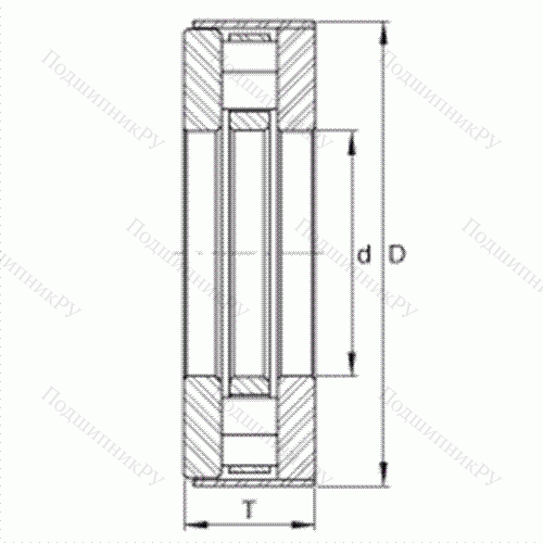 Подшипник роликовый упорный RCT 11