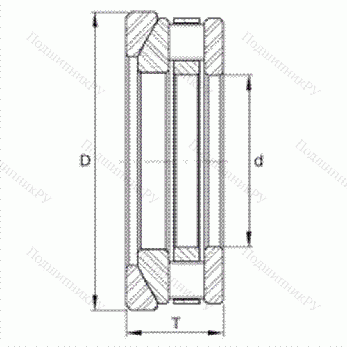 Подшипник роликовый упорный RTW 601